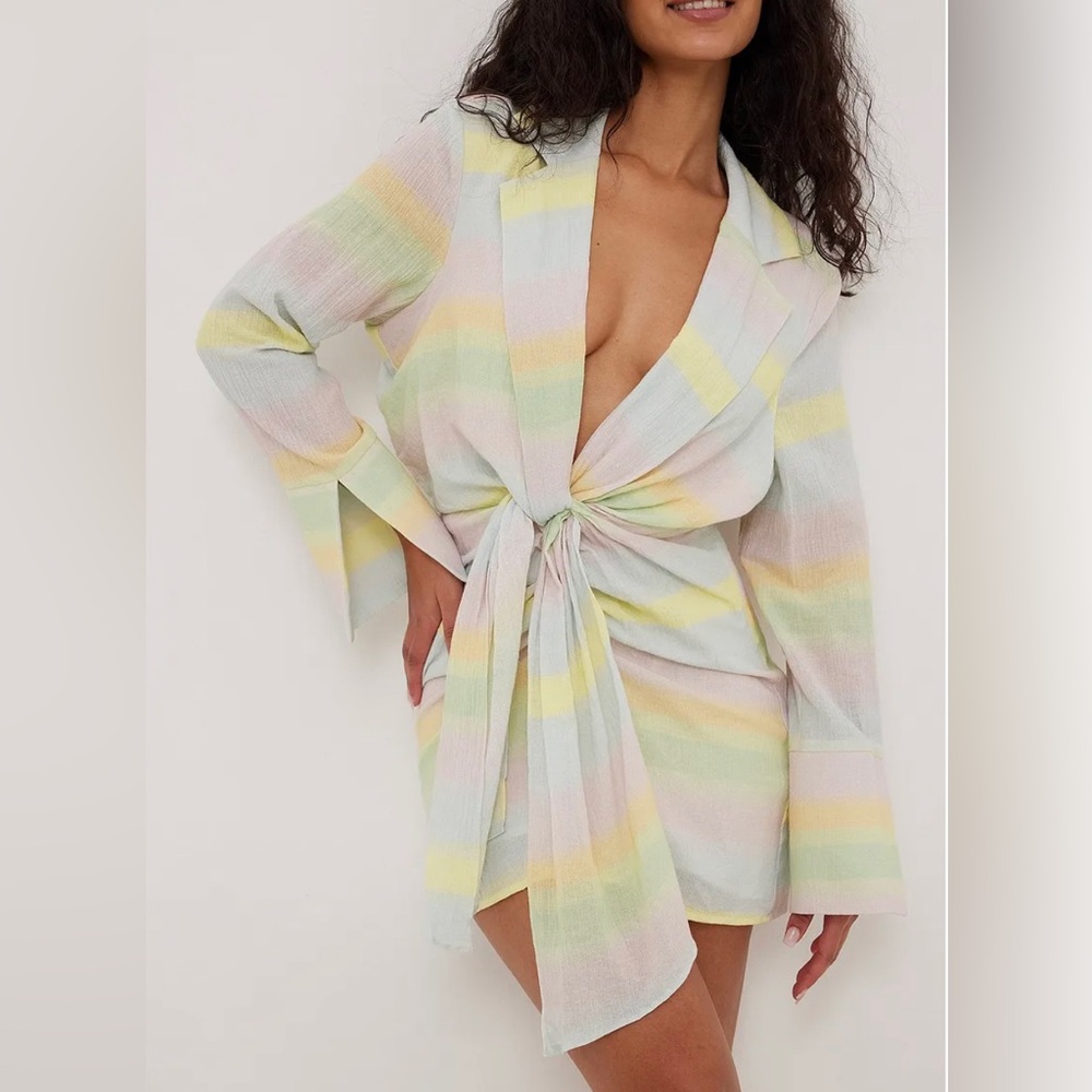 Twisted Front Short Dress